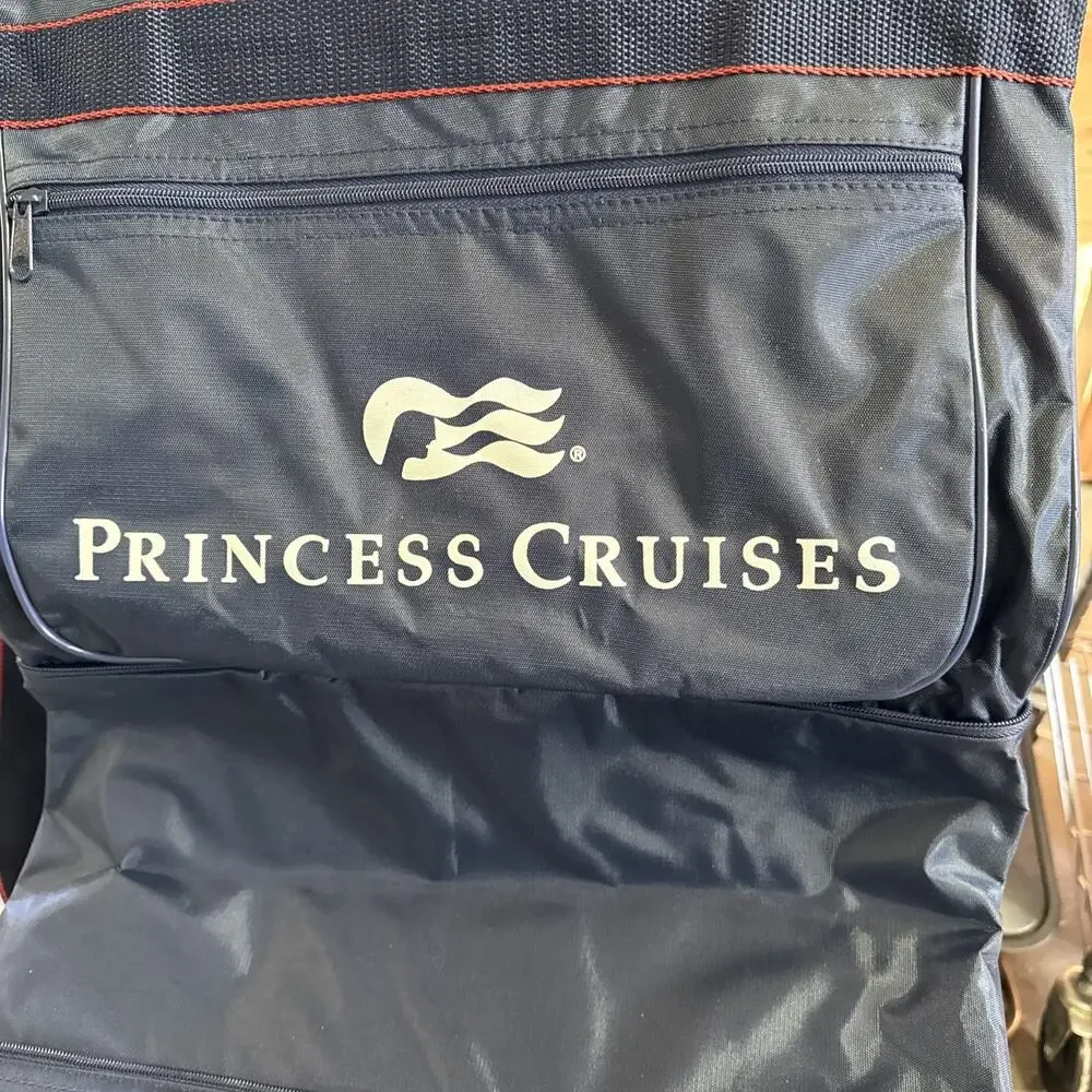 VTG Princess Cruise Roll Carry On Collapsible Expandable Suitcase Luggage NEW!